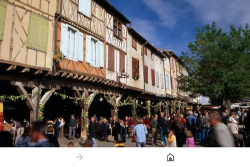 Agreable Maison De Village Leran Bagian luar foto